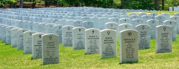 Cartersville Georgia May 2021 Georgia National Cemetery Encompasses 775 Acres — Stock Photo, Image