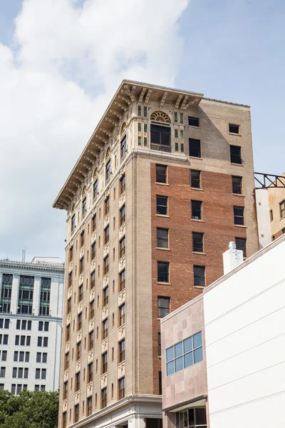 Vecchio Brown Brick Building a Savannah — Foto Stock