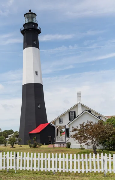 Faro di Tybee verticale — Foto Stock