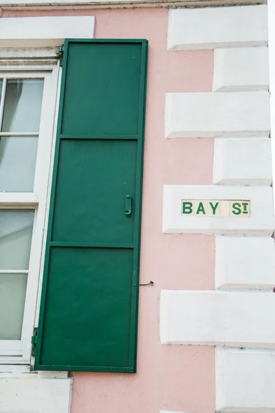 Detalhes sobre Bay Street em Nassau — Fotografia de Stock