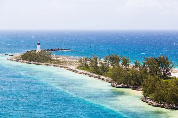 Faro di Nassau sul dito della terra — Foto Stock
