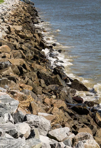 Alte Seebrücke aus Granit — Stockfoto