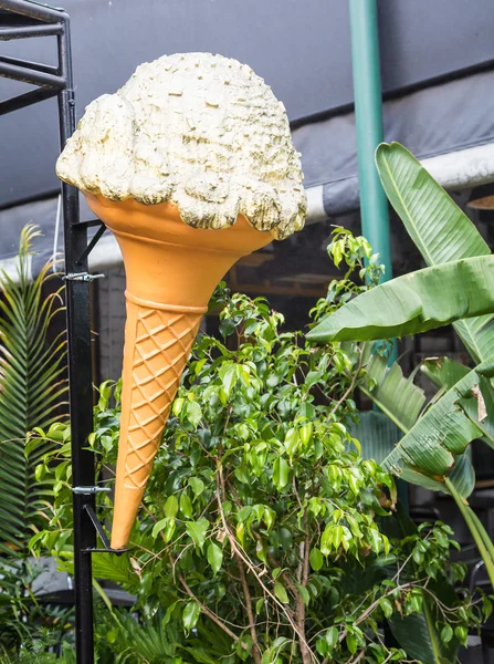 Ice Cream Cone znamení — Stock fotografie
