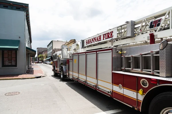 Camion dei pompieri di Savannah — Foto Stock