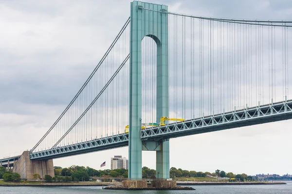 Rogatki na most Verrazano Narrows — Zdjęcie stockowe