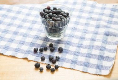 Yaban mersini cam ve tablo