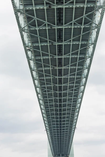 Green staal Bridge hierboven — Stockfoto