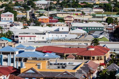 St Kitts renkli Metal çatılar