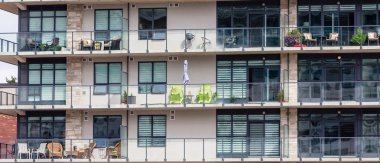 eski bir balkon