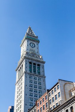 Boston Saat Kulesi Gümrük Binası üzerinde