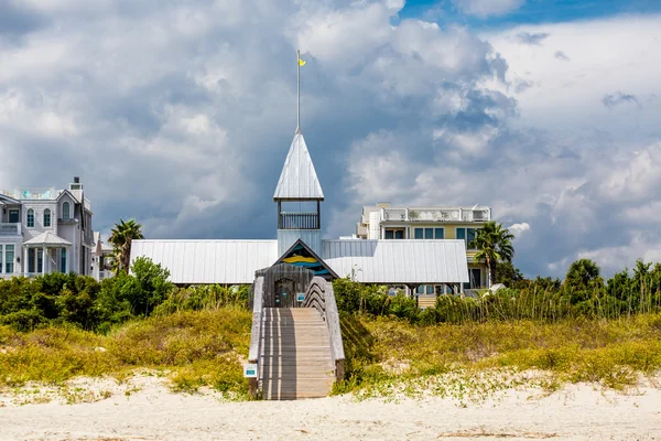 Condo Beach Entrance Horizontal — Stock Photo, Image