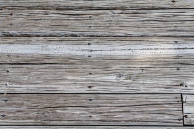 Worn Beach Planks with Rusty Nails clipart