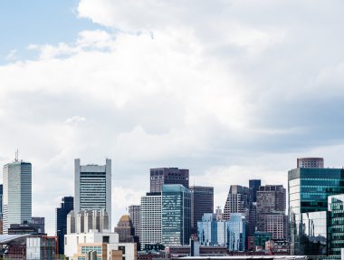 Boston ticari liman manzarası
