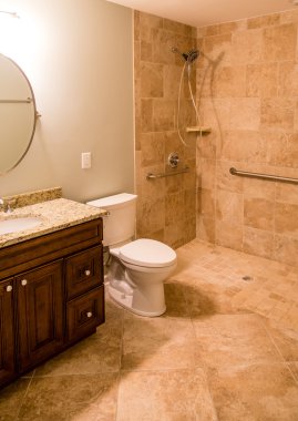 Özürlü duş fayans banyo