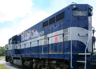 Lokomotif eski Georgia Railroad üzerinden