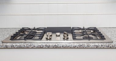 Granit tezgah Cooktop paslanmaz çelik