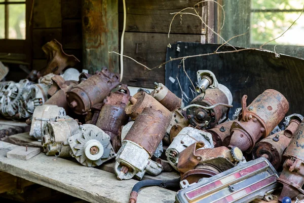 Old Rusty Distributors — Stock Photo, Image