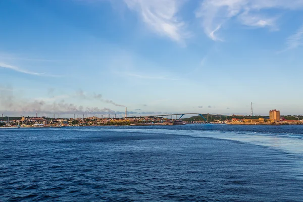 Industrial Coatline of Curacao — Stock Photo, Image