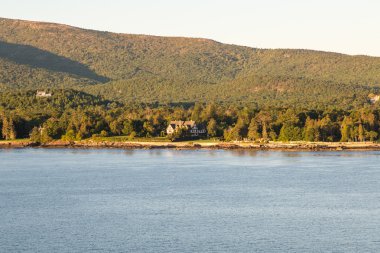Herdem yeşil sahilinde köşkte Tudor