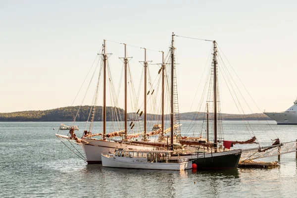 Skonare på piren — Stockfoto