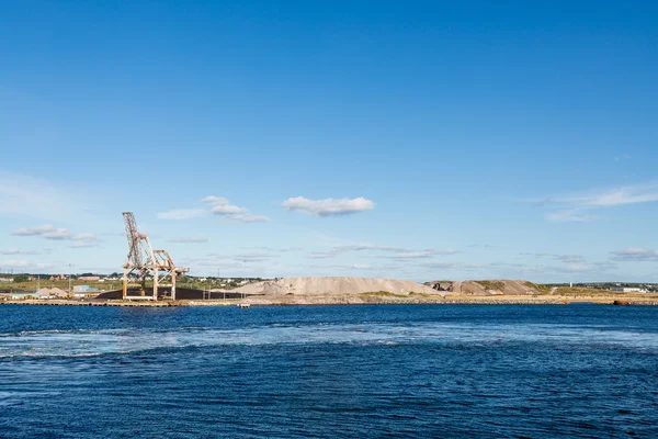 Operación minera en la costa azul — Foto de Stock