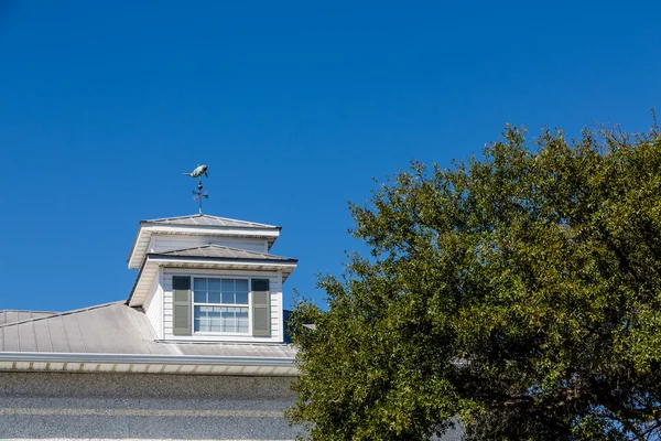 Weathervane starych na kopuła — Zdjęcie stockowe