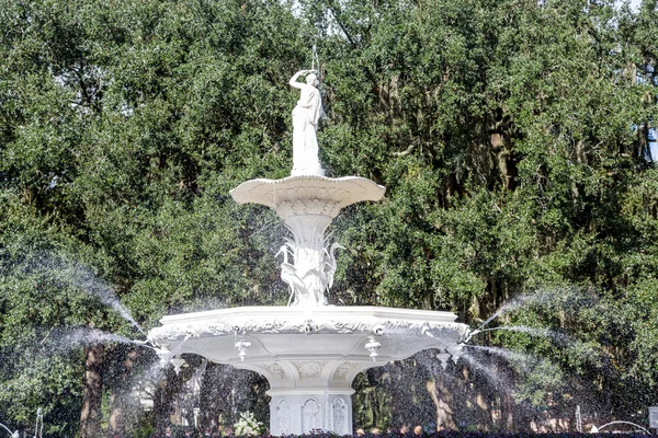 Topo do Forsyth Park Fountain — Fotografia de Stock