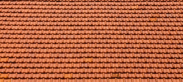 New Orange Roof Tiles Royalty Free Stock Photos