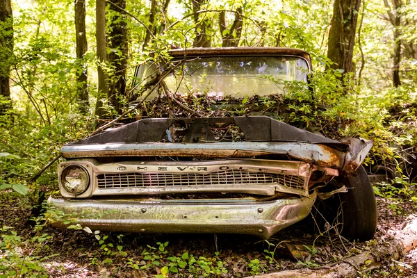 Smashed Negro Pickup — Foto de Stock