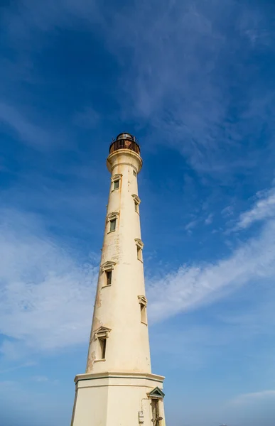 Aruba vuurtoren met verf Peeling — Stockfoto