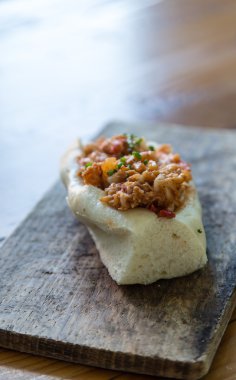 Bir kalamar sandviç