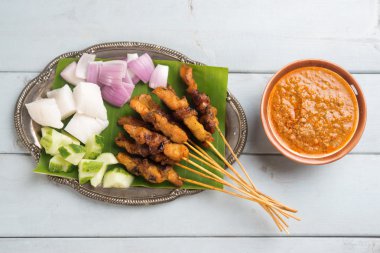 Malay tavuk satay