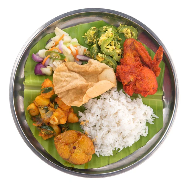 Indiai húsos kevert rizs — Stock Fotó