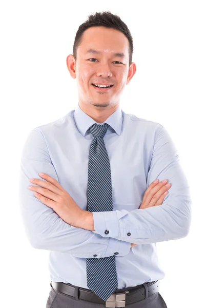 Businessman smiling — Stock Photo, Image