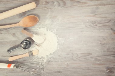 Kopya alanı ile fırın mutfak eşyaları 