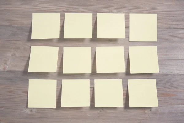 Empty Sticky notes — Stock Photo, Image