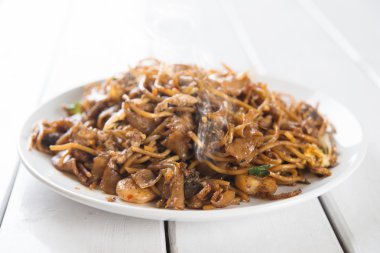 Çince yemek heyecan Kuey Teow Char kızarmış
