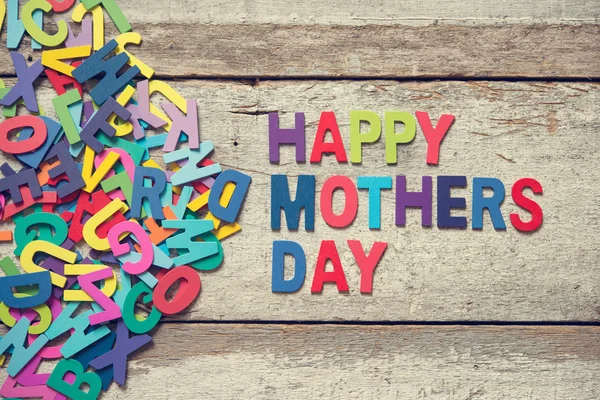 Happy Mothers Day woorden — Stockfoto