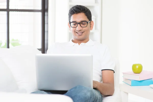 Trabajando desde el concepto casero — Foto de Stock