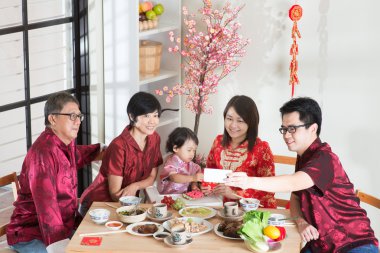 Selfie during Chinese New Year Reunion Dinner