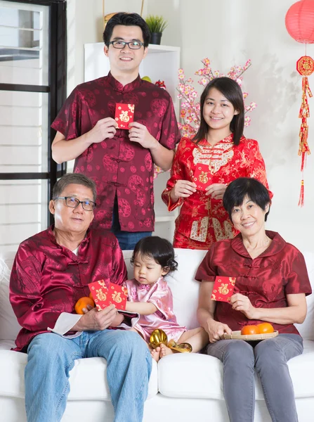 Chinese New Year portrait — Stockfoto