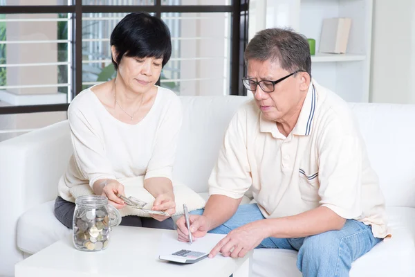 Pensione, pensionamento, concetto di risparmio — Foto Stock