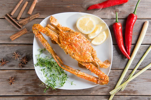 Hot and spicy blue crab — Stock Photo, Image