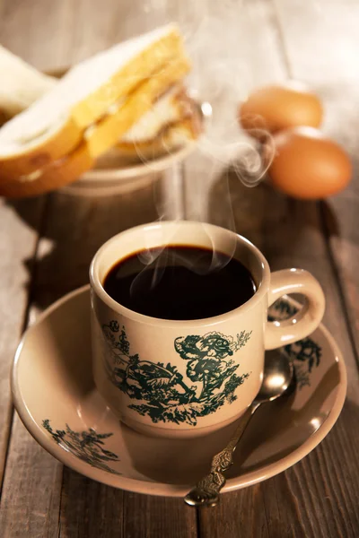Traditional oriental Chinese coffee and breakfast — Stock fotografie
