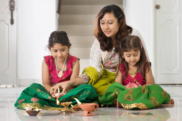 Celebrate Diwali festival — Stok fotoğraf