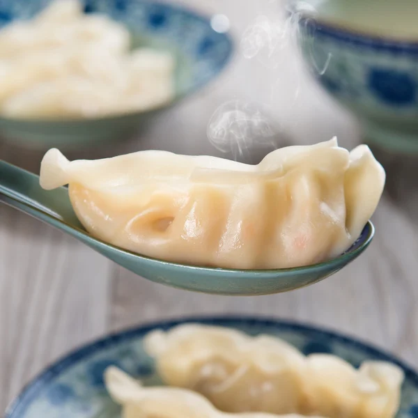 Chinesisches Essen gedämpfte Knödel — Stockfoto