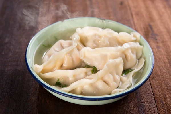 Asiático comida bolinhos sopa — Fotografia de Stock