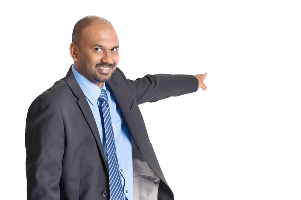 Hombre de negocios indio señalando —  Fotos de Stock