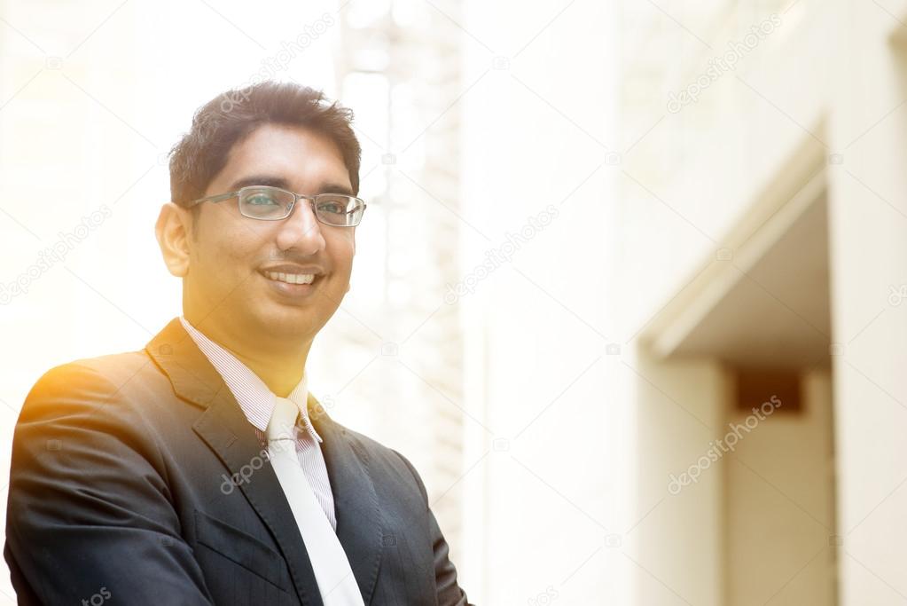 Asian Indian business man portrait