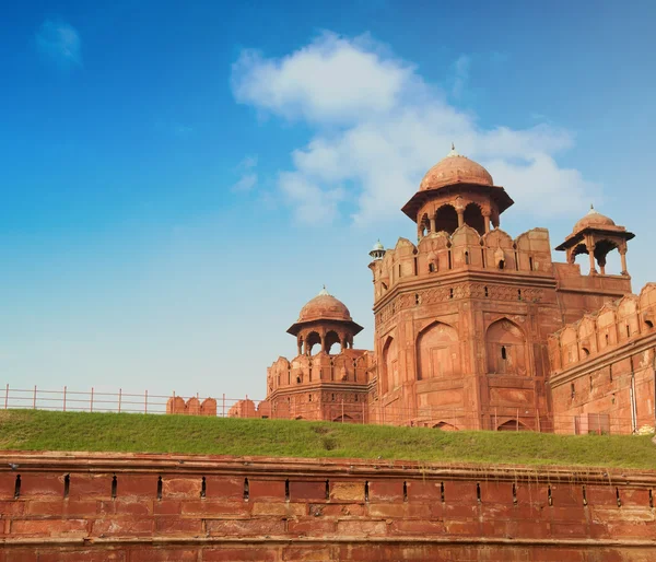 Rode fort in delhi, india — Stockfoto